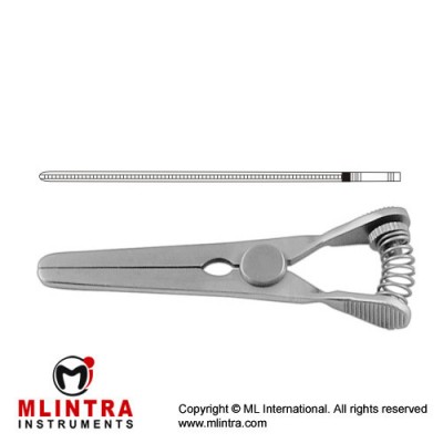 Glover Atrauma Bulldog Clamp Straight Stainless Steel, 11 cm - 4 1/4" Glover Atrauma Bulldog Clamp Straight Stainless Steel, 11 cm - 4 1/4"